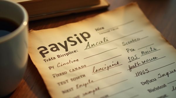 Reading a French payslip line by line